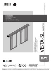 BFT VISTA SL-123 Instructions D'utilisation
