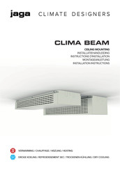 Jaga Dynamic Clima Beam T 20 Instructions D'installation