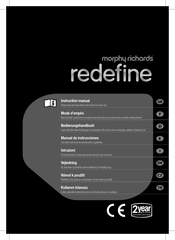 Morphy Richards Redefine Mode D'emploi