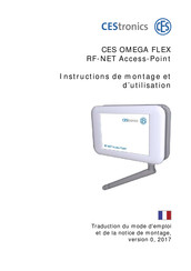 CEStronics CES OMEGA FLEX Instructions De Montage Et D'utilisation