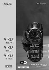 Canon VIXIA HF R42 Guide Rapide