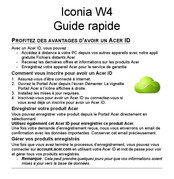 Acer Iconia W4-820 Guide Rapide