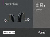 oticon Opn 3 mini RITE-T Mode D'emploi