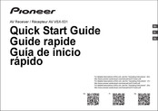 Pioneer VSX-531 Guide Rapide