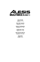 Alesis MultiMix 4 USB FX Guide D'utilisation