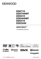 Kenwood DDX419 Mode D'emploi