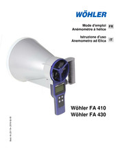 Wohler FA 410 Mode D'emploi