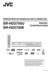 JVC SR-HD2700E Manuel D'instructions