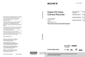 Sony Handycam HDR-CX760VE Mode D'emploi