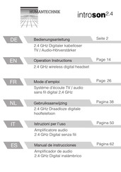 HumanTechnik Sonumaxx 2.4 Mode D'emploi