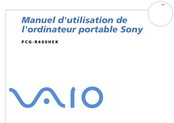 Sony VAIO PCG-R600HEK Manuel D'utilisation