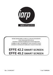 IARP EFFE 45.2 SMART SCREEN Instructions D'emploi Et D'entretien