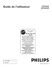 Philips 30PW8420 Guide De L'utilisateur