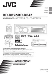 JVC KD-DB42 Manuel D'instructions