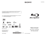Sony BDP-S483 Mode D'emploi