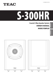 Teac S-300HR Mode D'emploi