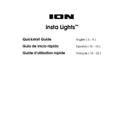 ION Insta Lights Guide D'utilisation Rapide