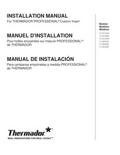 Thermador PROFESSIONAL VCIN48JP Manuel D'installation