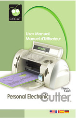 Provo Craft Cricut Cutter Manuel De L'utilisateur