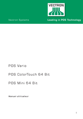 Vectron POS ColourTouch 64 Bit Manuel Utilisateur