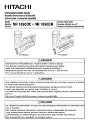 Hitachi NR 1890DC Manuel D'instructions