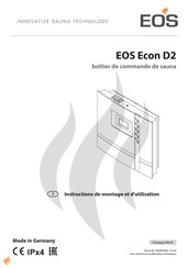EOS Econ D2 Instructions De Montage Et D'utilisation
