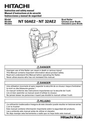Hitachi NT 32AE2 Manuel D'instructions Et De Sécurité