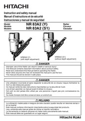 Hitachi NR 83A2 Y Manuel D'instructions Et De Sécurité