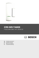 Bosch CRS-WD-TA869 Manuel D'installation