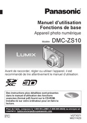 Panasonic Lumix DMC-ZS10 Manuel D'utilisation