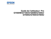 Epson Pro G7200W Guide De L'utilisateur