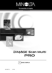Minolta DiMAGE Scan Multi PRO Mode D'emploi
