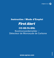First Alert CO-9B-FA-BNL Mode D'emploi