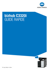 Konica Minolta bizhub C3320i Guide Rapide