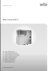Wilo SC-L 3x12A-M-SD-WM-Ex Notice De Montage Et De Mise En Service