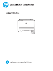 HP LaserJet P2030 Série Guide D'utilisation