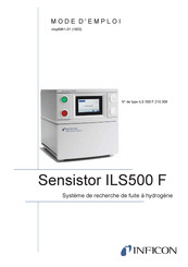 Inficon Sensistor ILS500 F Mode D'emploi