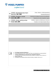 Xylem VOGEL LMN 32-125 Instructions De Montage, De Service Et De Maintenance