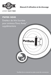 Petsafe PWF00-14040 Manuel D'utilisation Et De Dressage