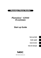 NEC PlasmaSync PX-42XM4A Guide Rapide