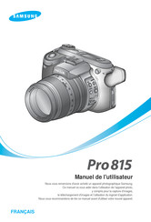 Samsung Pro 815 Manuel De L'utilisateur