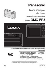 Panasonic Lumix DMC-FP8 Mode D'emploi
