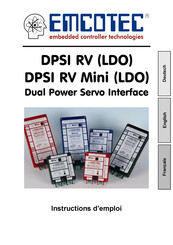 Emcotec DPSI RV Mini Instructions D'emploi