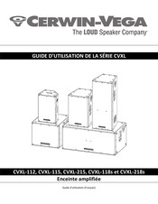Cerwin-Vega CVXL-118s Guide D'utilisation