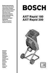 Bosch AXT Rapid 180 Instructions D'emploi