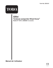 Toro 520xi Manuel De L'utilisateur