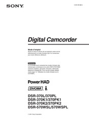 Sony DVCAM DSR-570WSPL Mode D'emploi