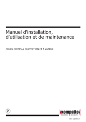 kompatto KP0623W Manuel D'installation, D'utilisation Et De Maintenance