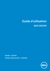 Dell UltraSharp U2414H Guide D'utilisation