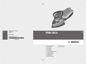 Bosch PSM 160 A Notice Originale